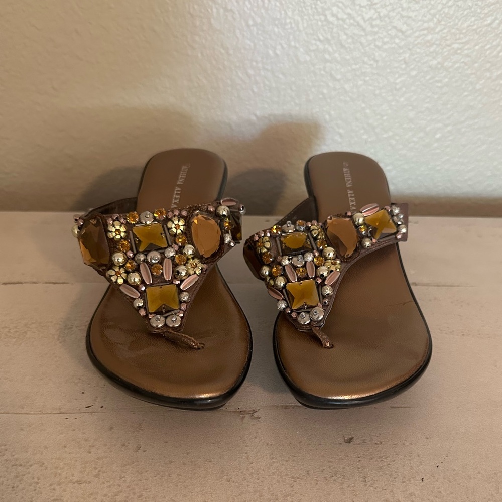Athena Alexander sandals with jewels